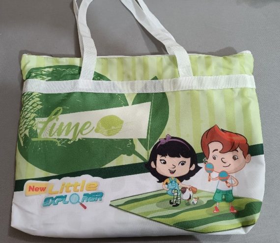 LITTLE EXPLORER LIME BAG - 1S - PRÉ I