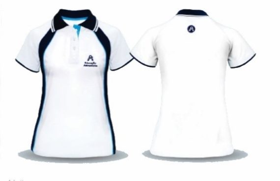 Camiseta feminina Polo Ens. Medio Educação Adventista