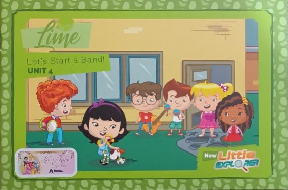 LITTLE EXPLORER LIME STORY BOOK IV - LETS START A - PRÉ I